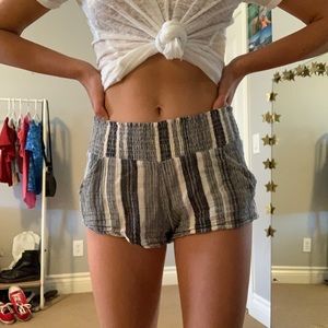 stripped billabong shorts!